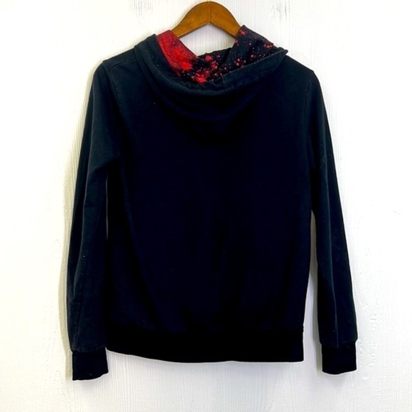 Recycled Karma - Ohio State Buckeyes Brutus Black And Red Graphic Hoodie Small - Picture 10 of 11